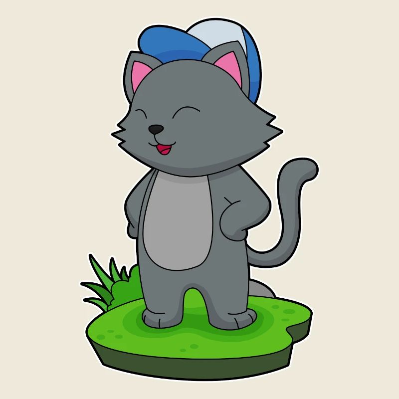 Katze Cap