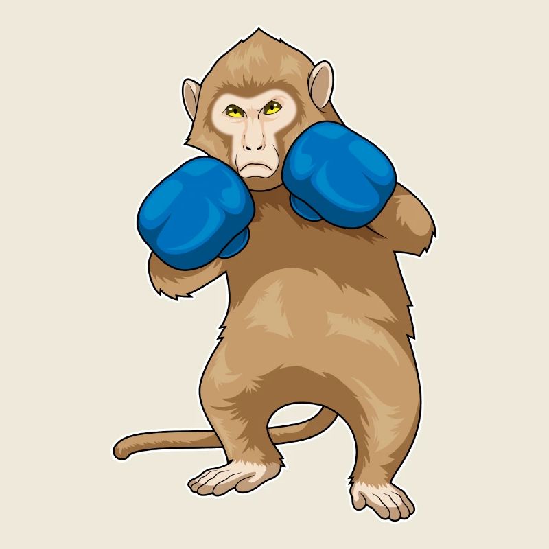 Monkey Boxer Gants de boxe Sport