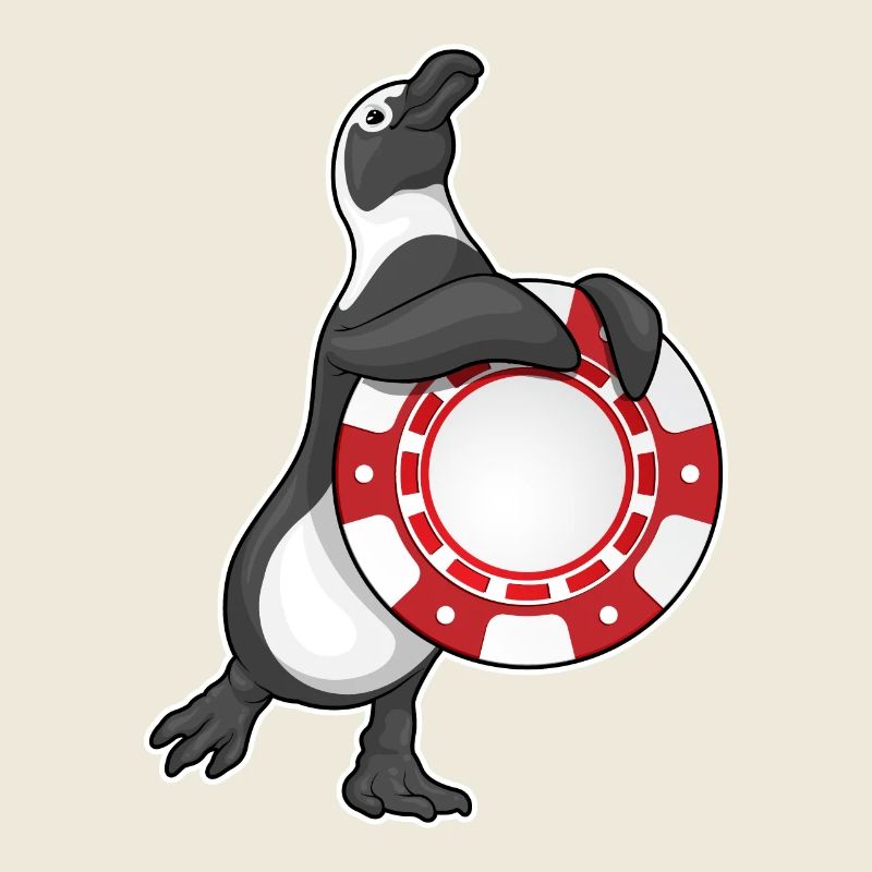 Penguin Poker Poker Chips