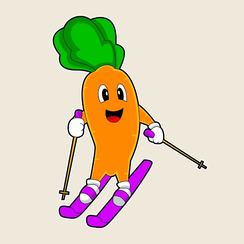 Carrot Skier Ski