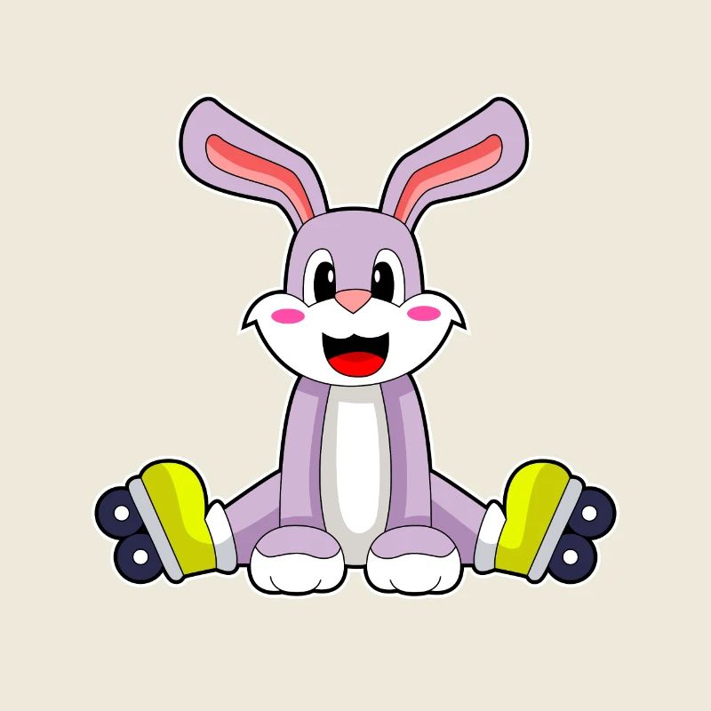 Lapin patins à roues alignées patins à roulettes