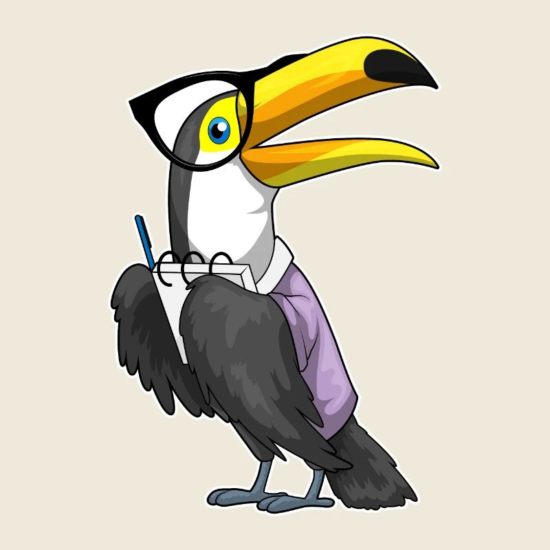 Toucan Secrétaire Bloc-notes