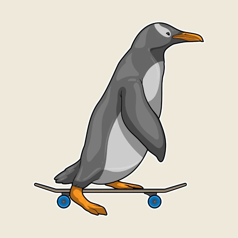Pinguin Skater Skateboard