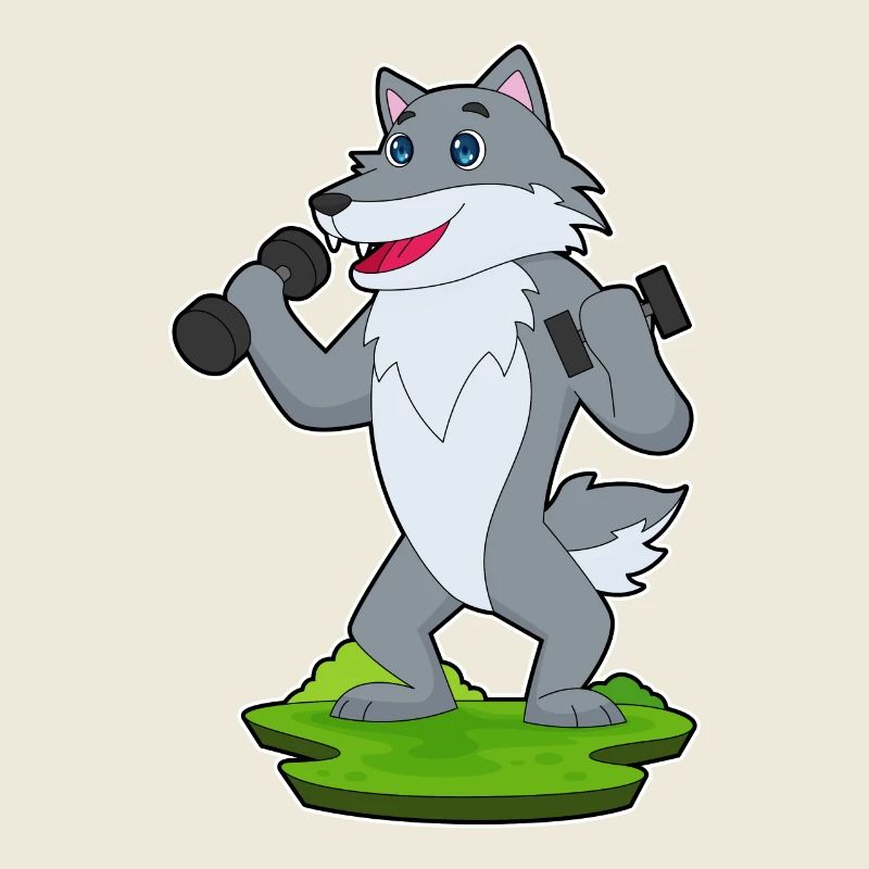 Wolf Bodybuilding Hanteln