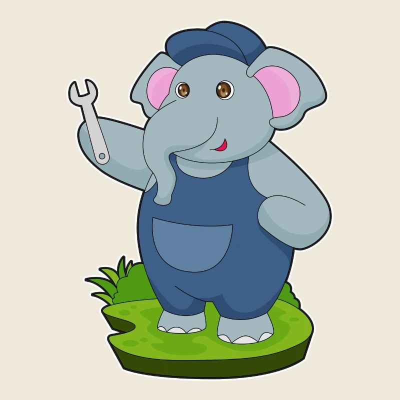 Clé mécanique éléphant