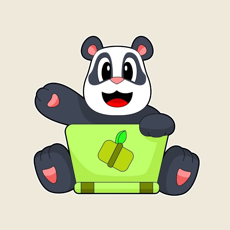 Panda Bamboo Ordinateur portable