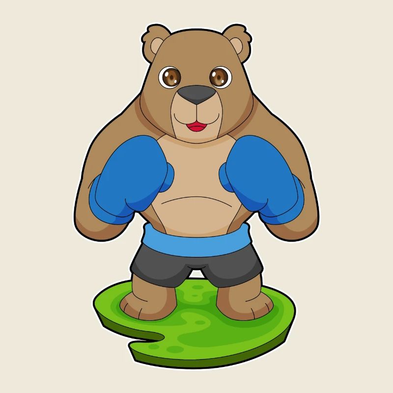 Bär Boxer Boxhandschuhe Boxen