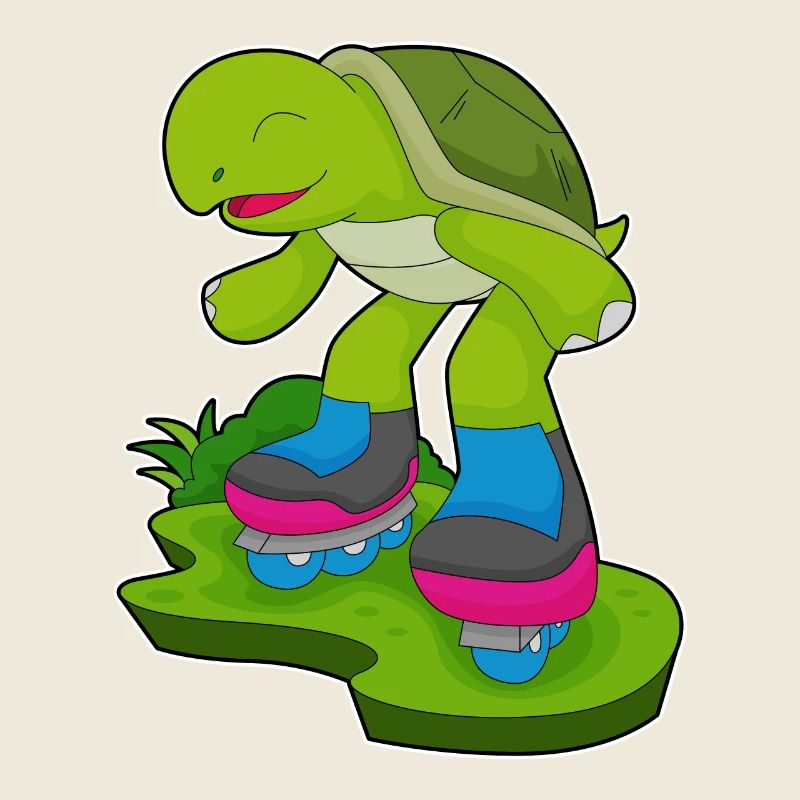 Schildkröte Inline skating Rollschuhe