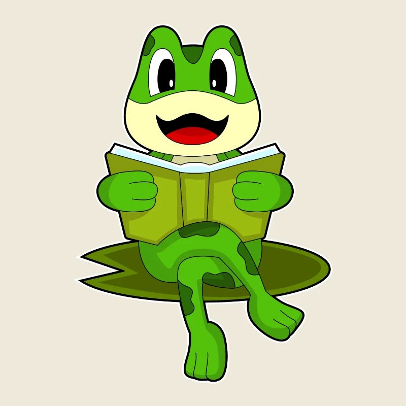 Frosch Nerd Buch