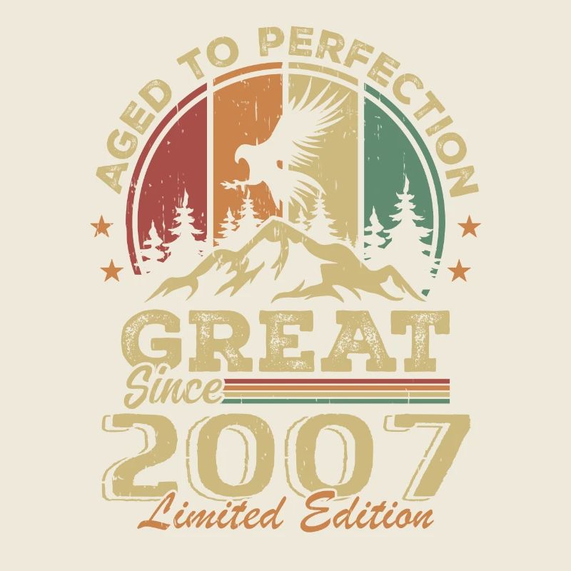 Vintage Geburtstag 2007 - Retro Geschenkidee 2007