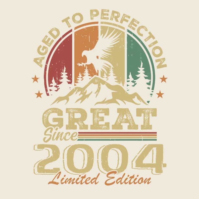 Vintage Geburtstag 2004 - Retro Geschenkidee 2004