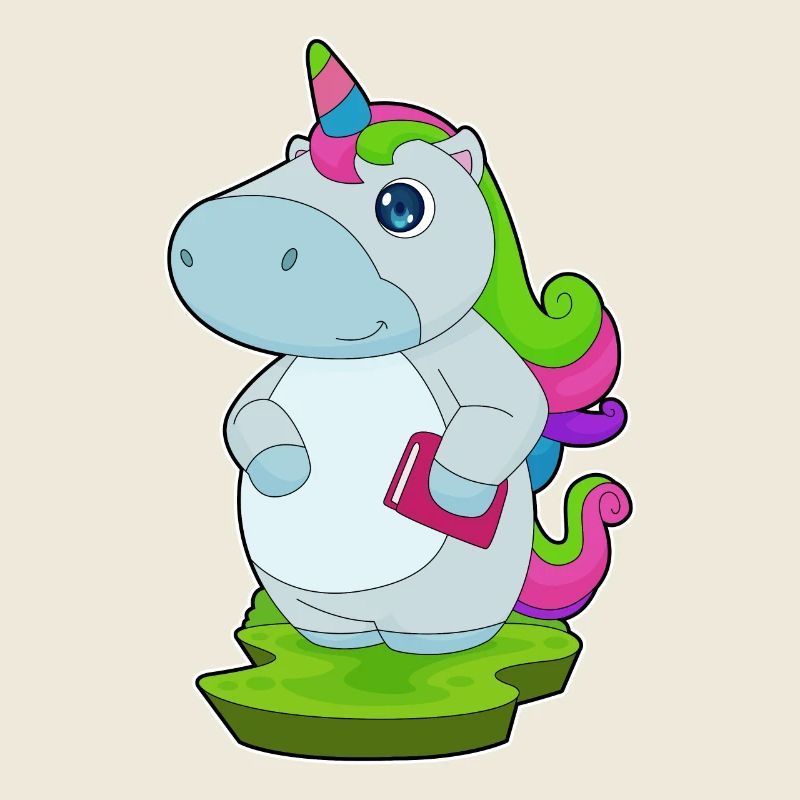 Unicorn Reading Book