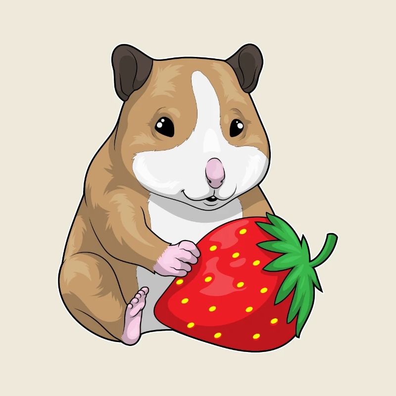 Hamster Fraise Fruit