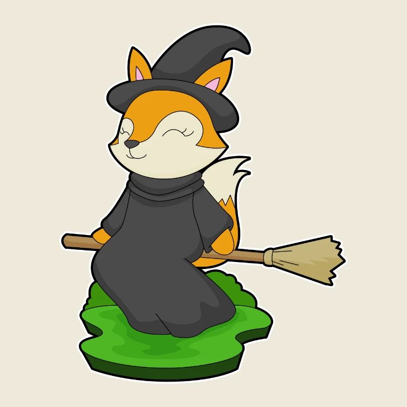 Fuchs Halloween Hexe