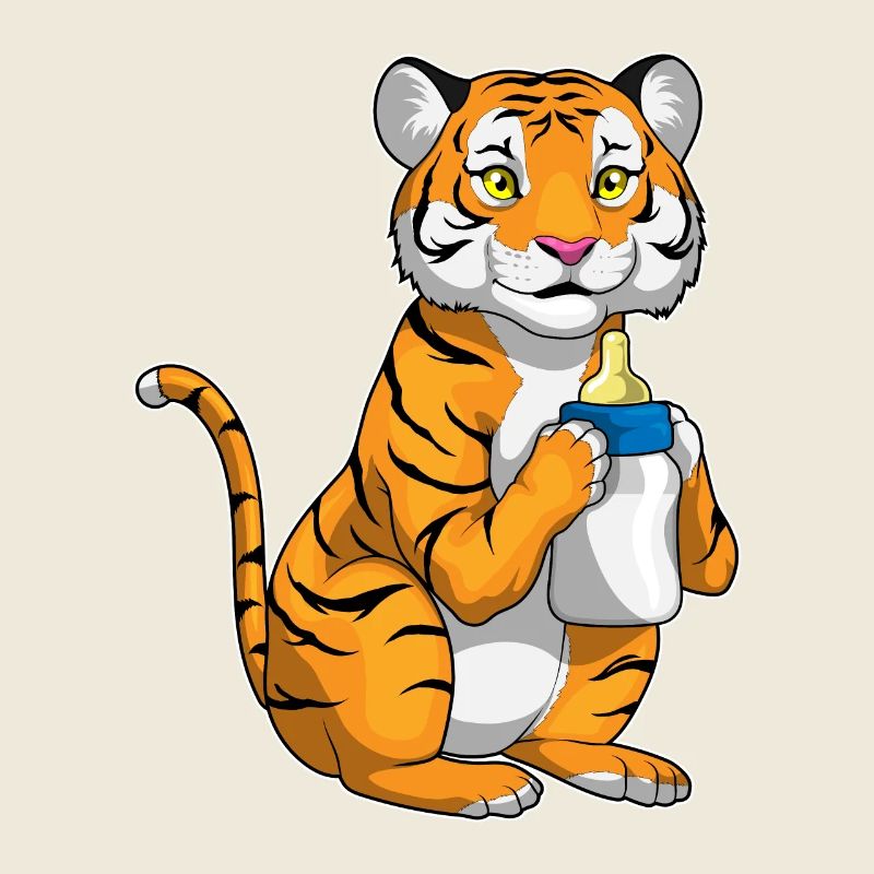Tiger Baby Milchflasche