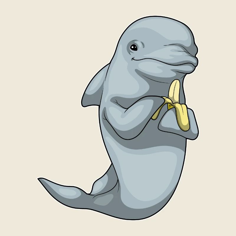 Dolphin Banana Fruit