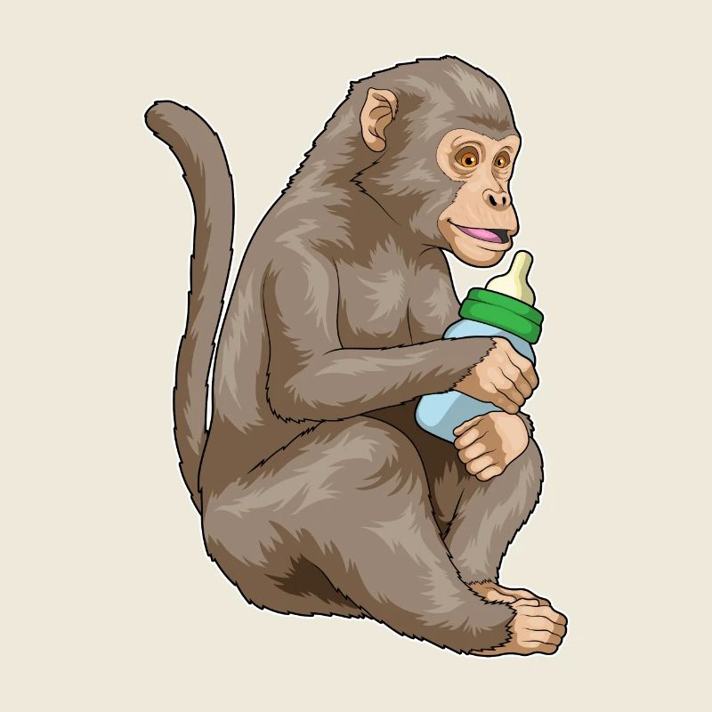 Monkey Baby Bottle