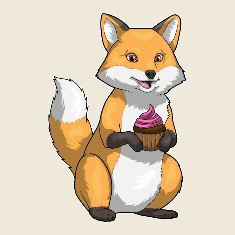 Fuchs Geburtstag Cupcake