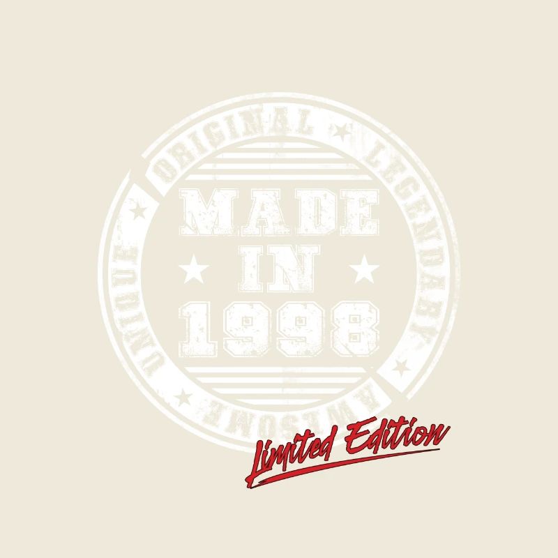 Retro Patch Vintage 1998 Birthday Gift