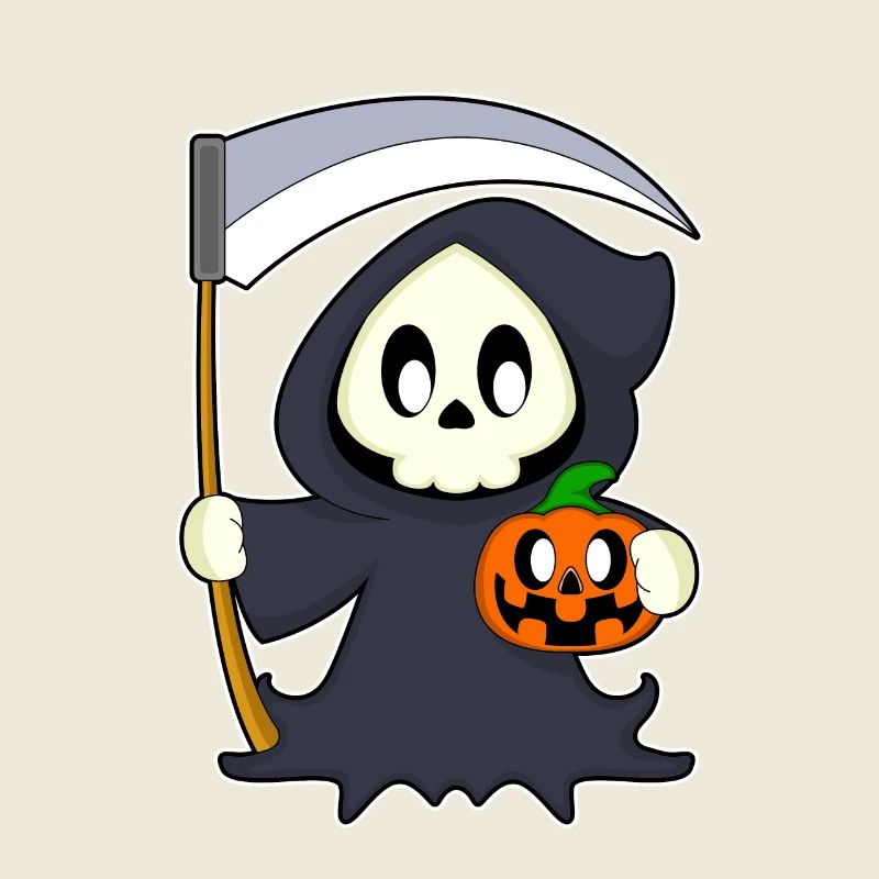 Grim Reaper Halloween Scythe