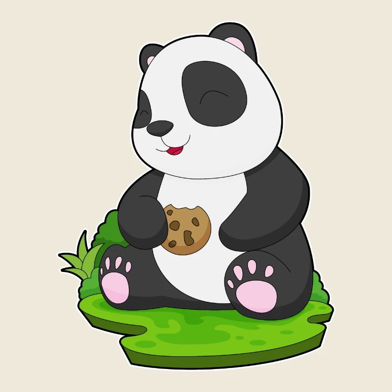 Panda Cookie