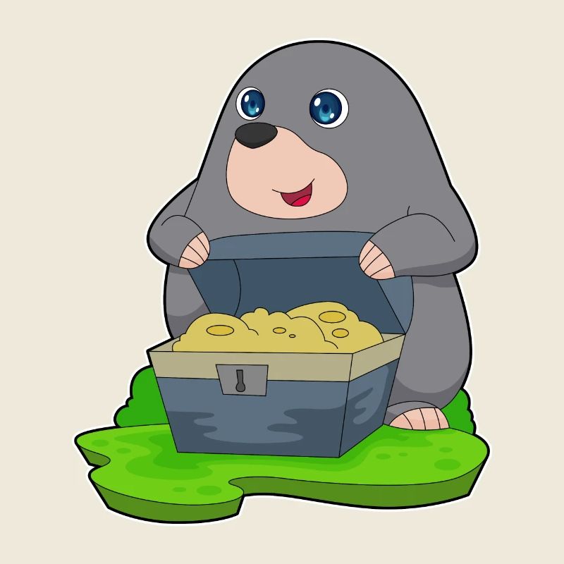 Mole Treasure Chest Gold