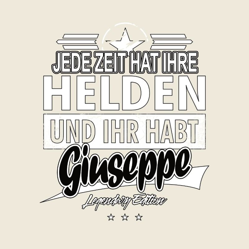 Chaque époque a ses héros Vous avez Giuseppe