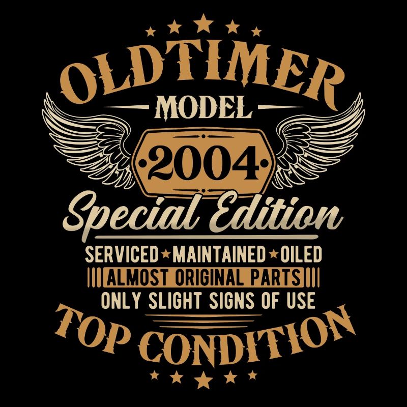 Oldtimer 2004 Jahrgang geboren Geburtstag Geschenk