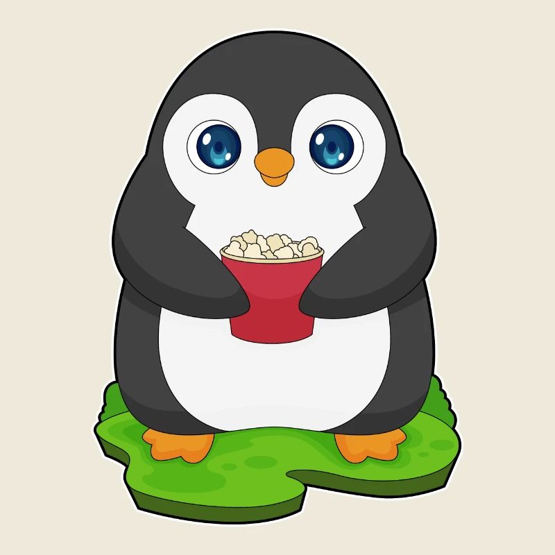 Pop-corn pingouin