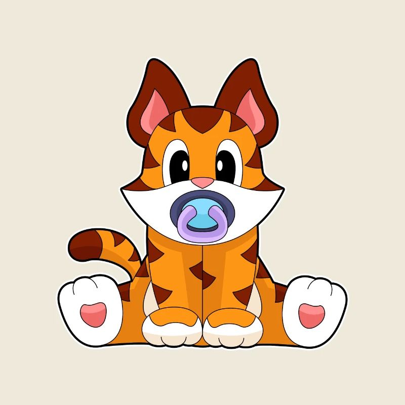 Tiger pacifier