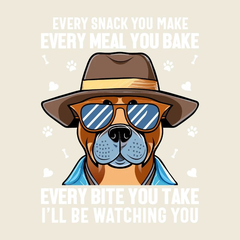 Chiens - Chaque collation que vous préparez, je vous surveillerai !