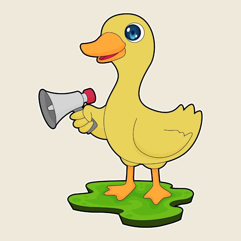 Mégaphone de canard