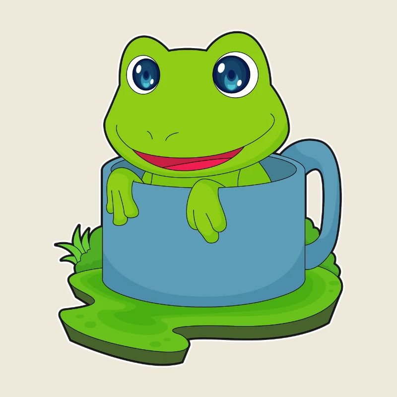 Mug grenouille