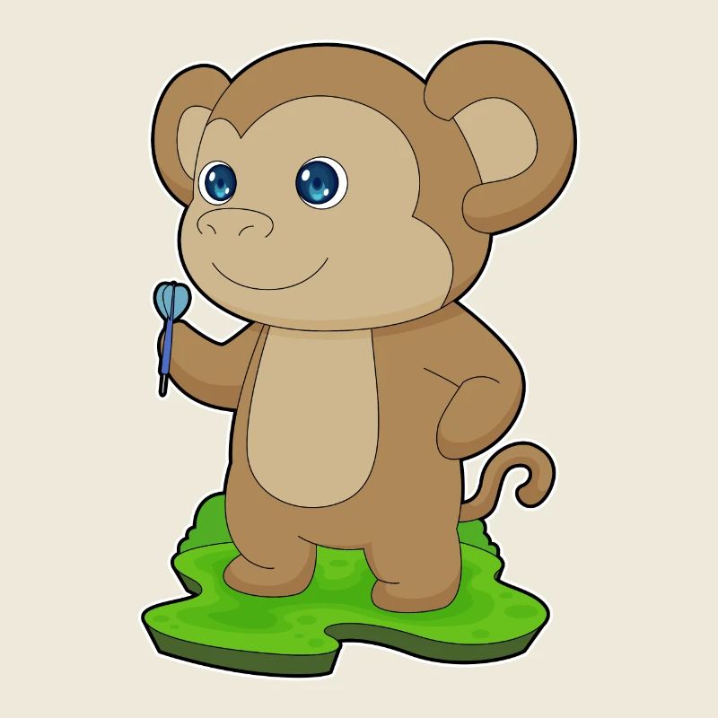 Fléchette de singe