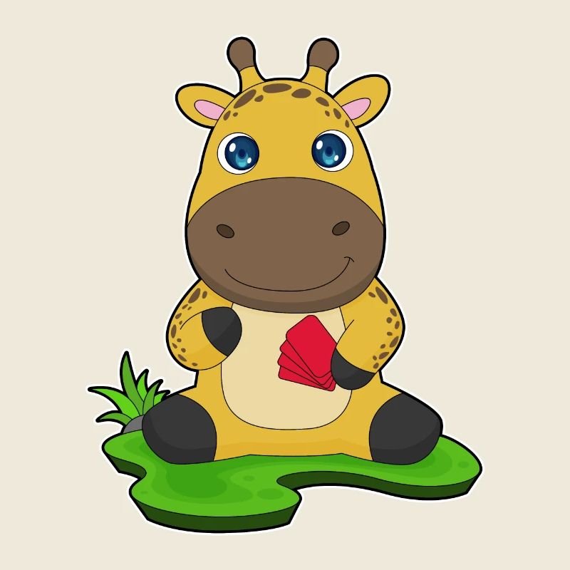 Giraffe Poker Pokerkarten