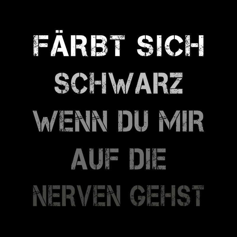 Färbt sich Schwarz
