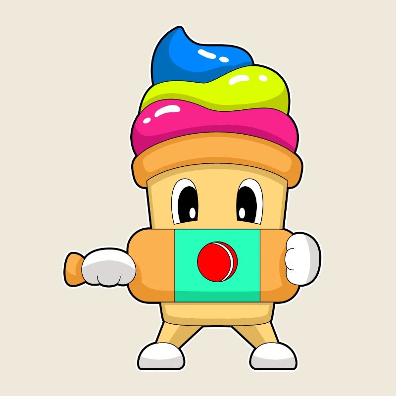 Eisbecher Cricket Cricketschläger