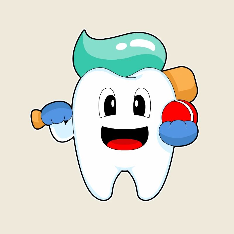 Tooth Cricket Cricket Bat