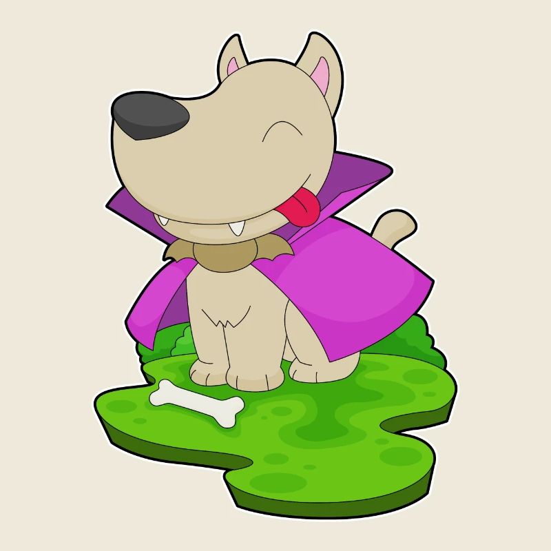 Dog Halloween Vampire