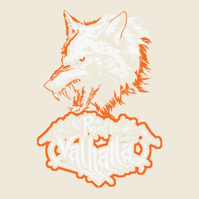 Conception de la route Wolf vers les montagnes Valhalla