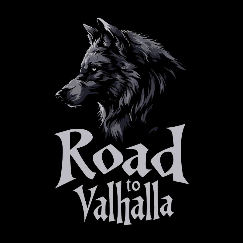 Seitenprofil Wolf Road to Valhalla Design