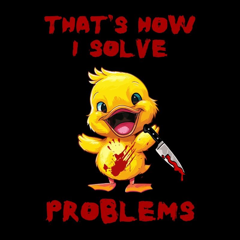 Duck With Knife - How To Solve Problems Funnily