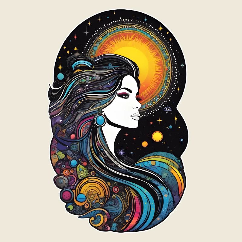 Kosmische Göttin der Schöpfung