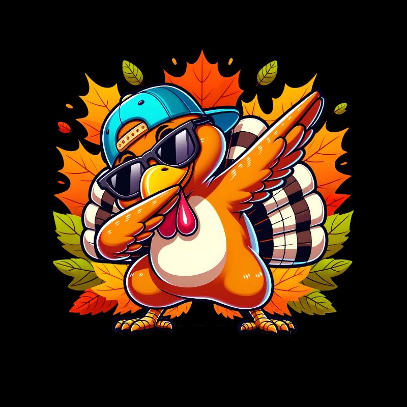 familiensegeCool Dabbin' Turkey Thanksgiving D