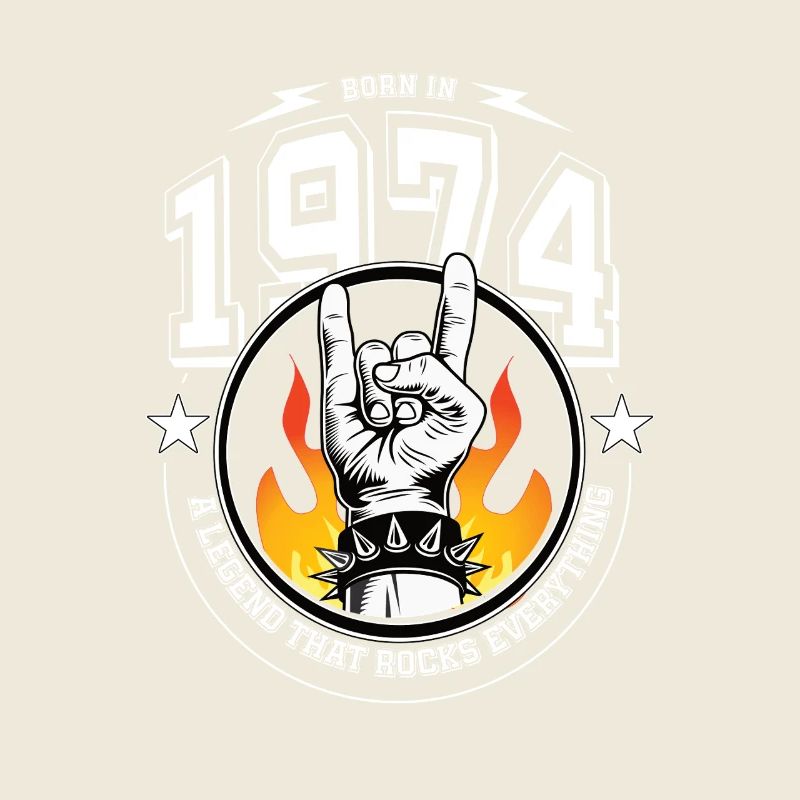 1974 Birthday, rocks everything