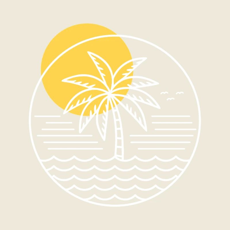 Cercle de palmiers
