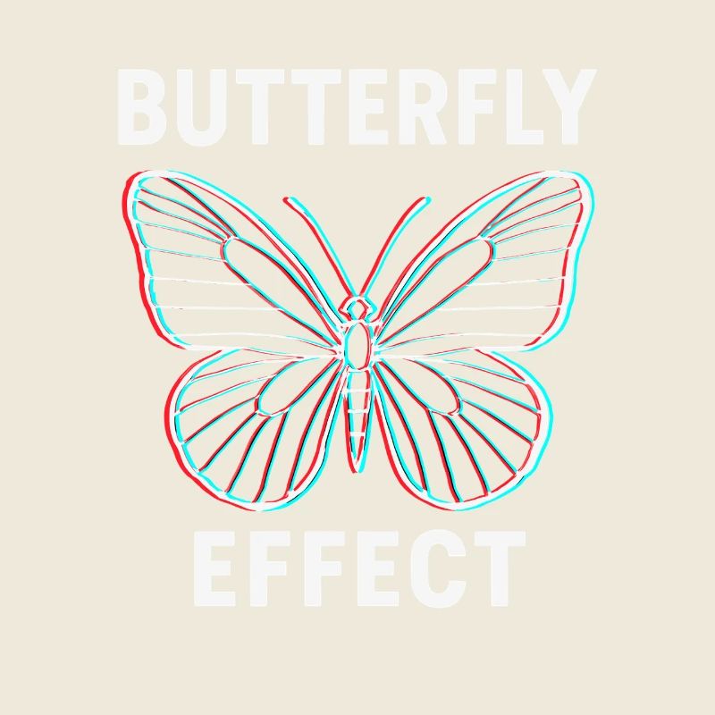 Butterfly Effect – Minimalist design with 3D