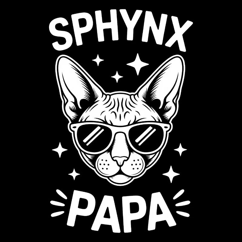 Chat Sphynx Disant Drôle Chat Sphynx Cadeau