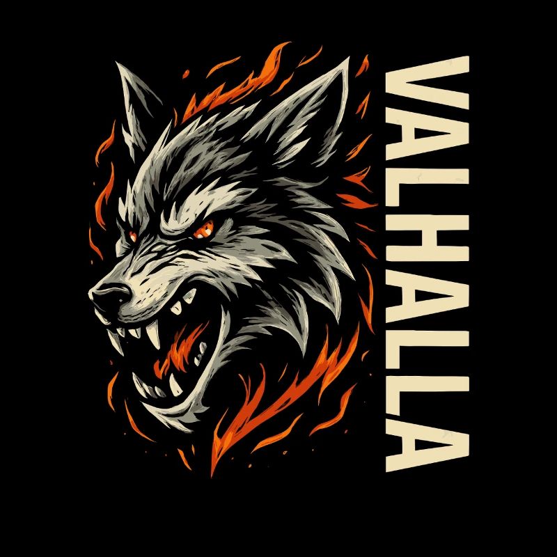 Valhalla Wolf – Norse Warrior Spirit