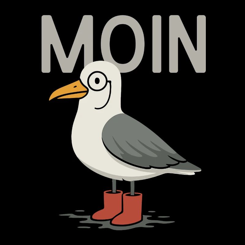 Moin Seagull with Monocle